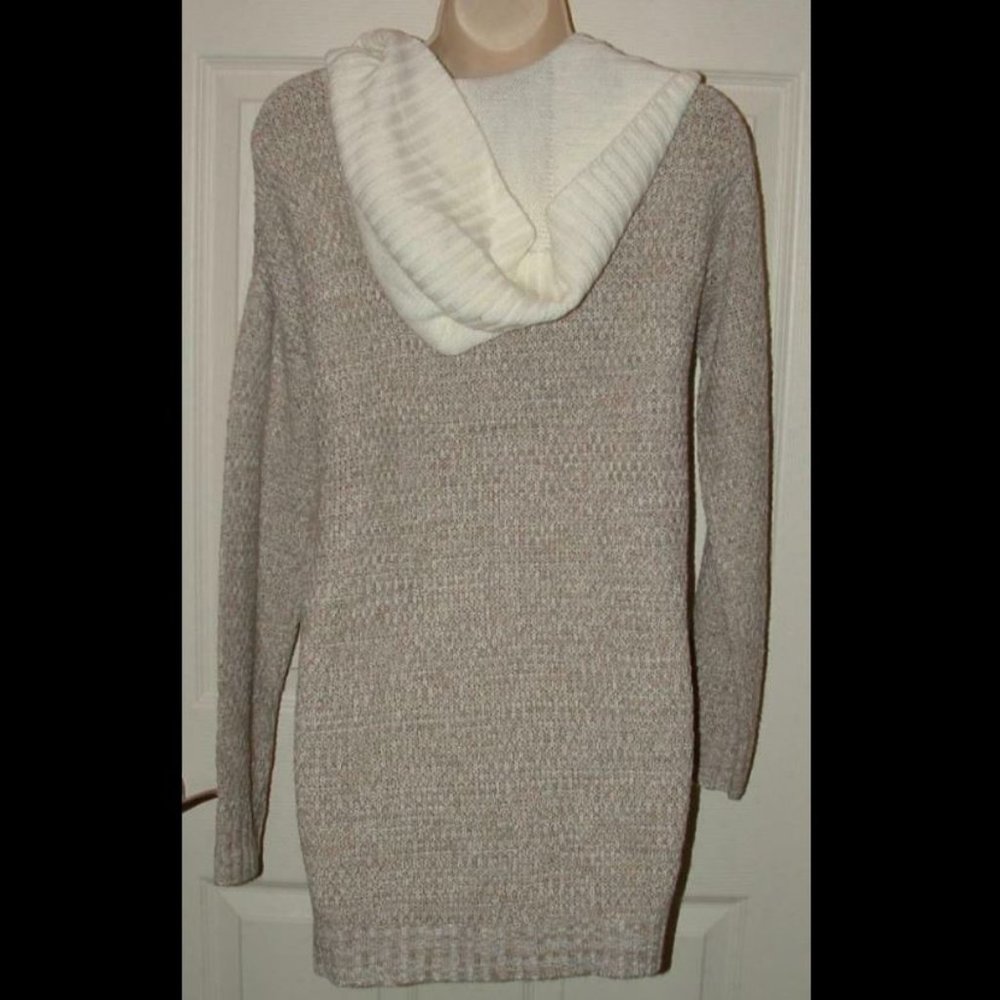 NEW Sz Small Casual Wear Hooded Roomy Lightweight Open Sweater Front Pockets - Picture 2 of 3